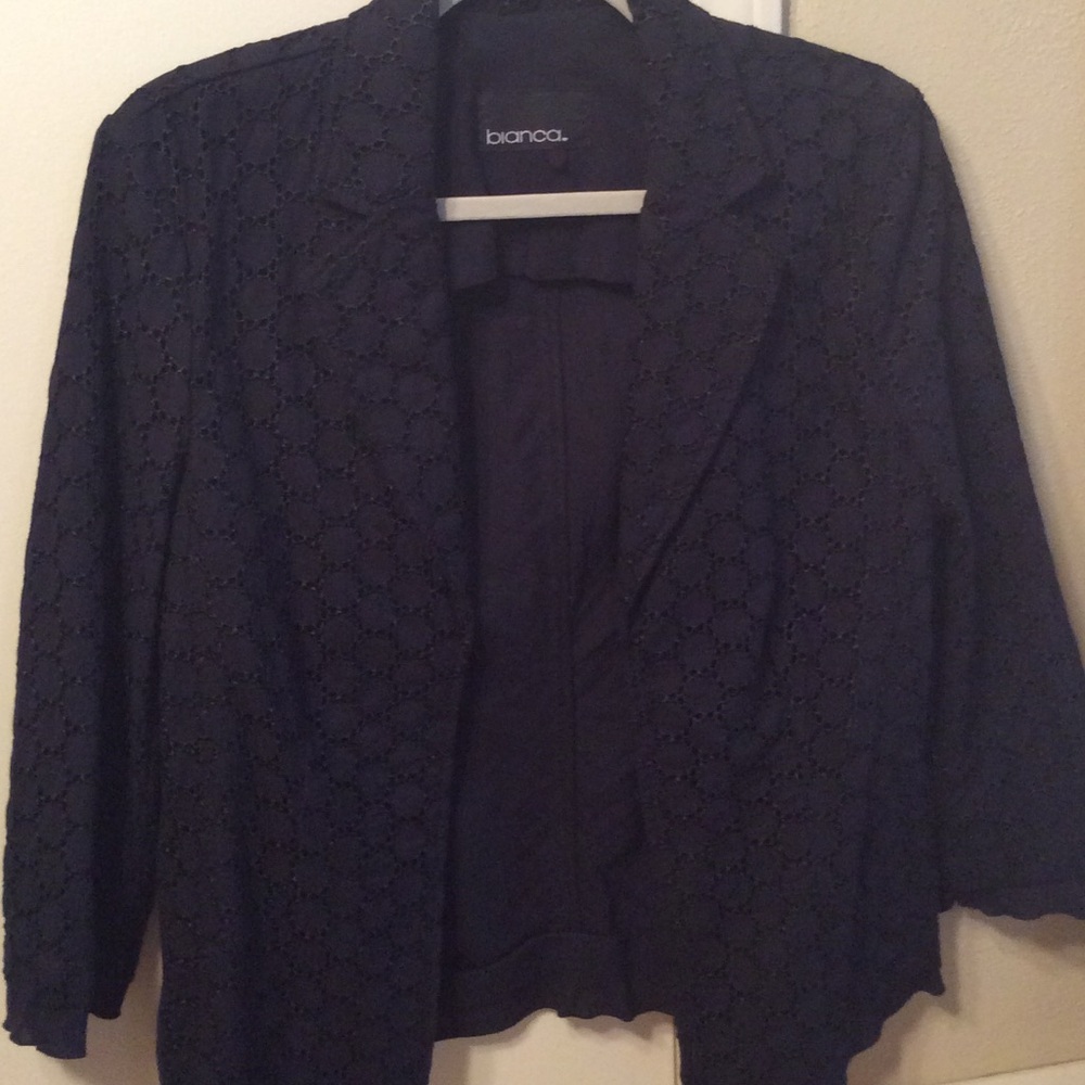 Great Navy Blazer with added flair